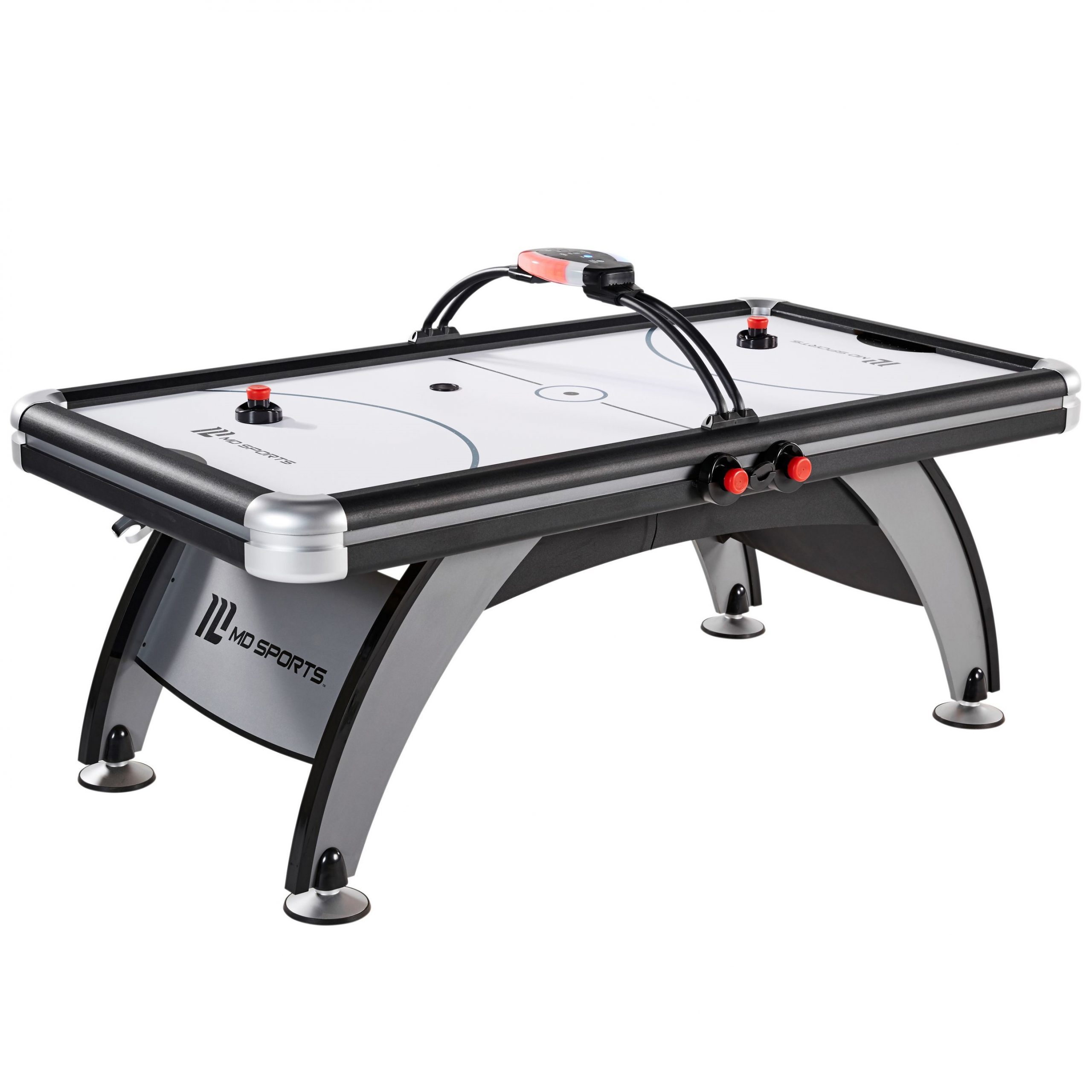 Grey and black MD Sports 84" Air Powered Hockey Table
