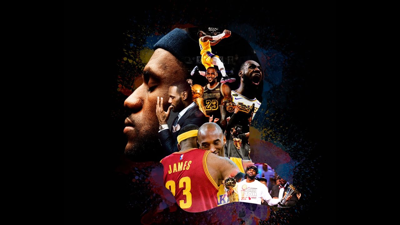 Sports-themed collage of sports players