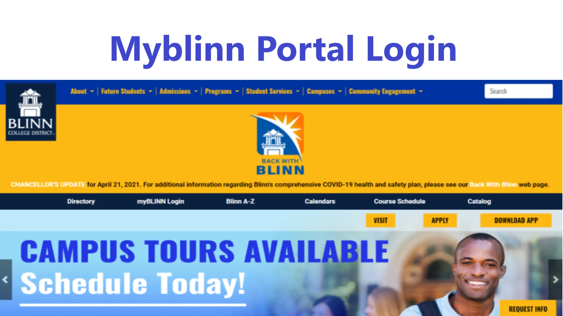 My.blinn - Familiarize Yourself With This Login Portal