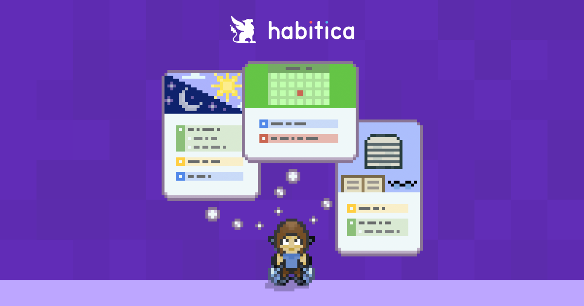 Habitica application main poster