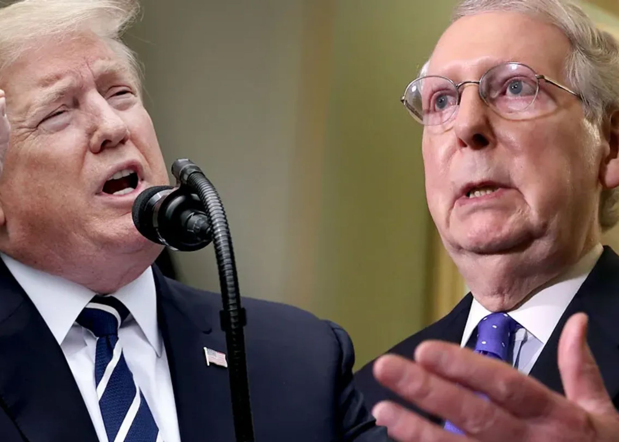 Trump Launched Scathing Criticism At McConnell 'Broken Down Political Hack'