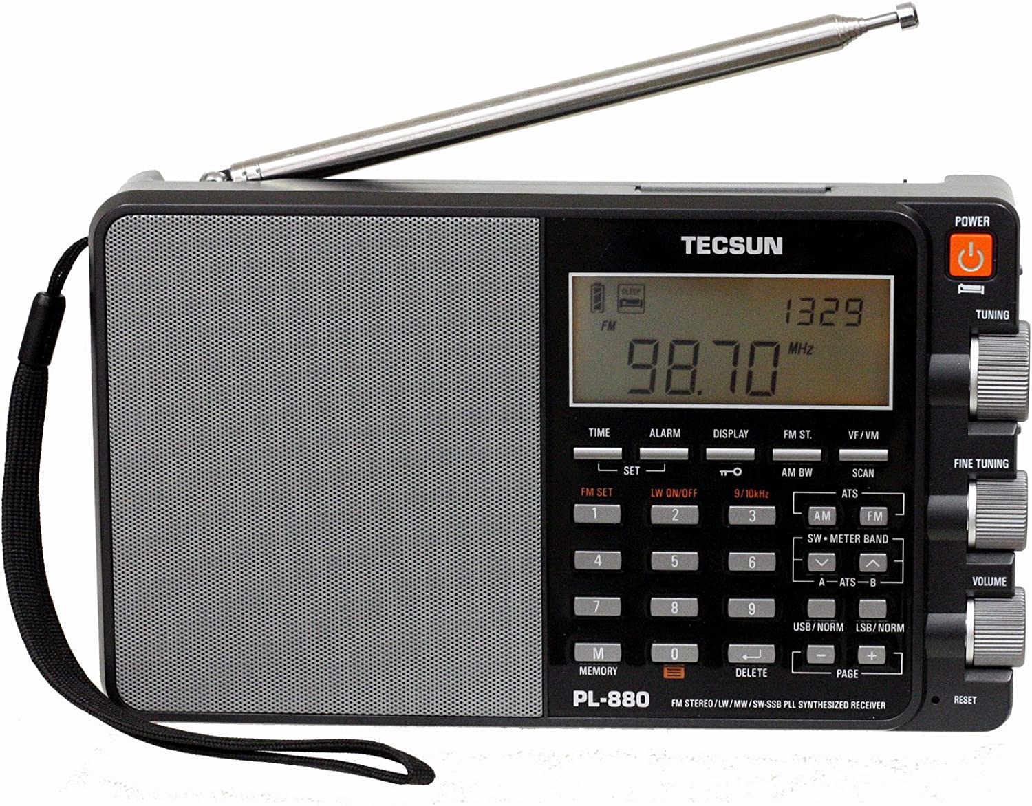 Tecsun PL880 Portable Digital PLL Dual Conversion