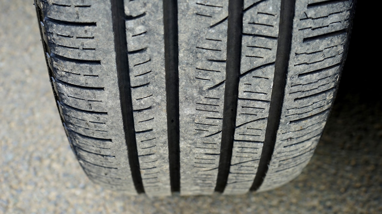 Car Tire Closeup
