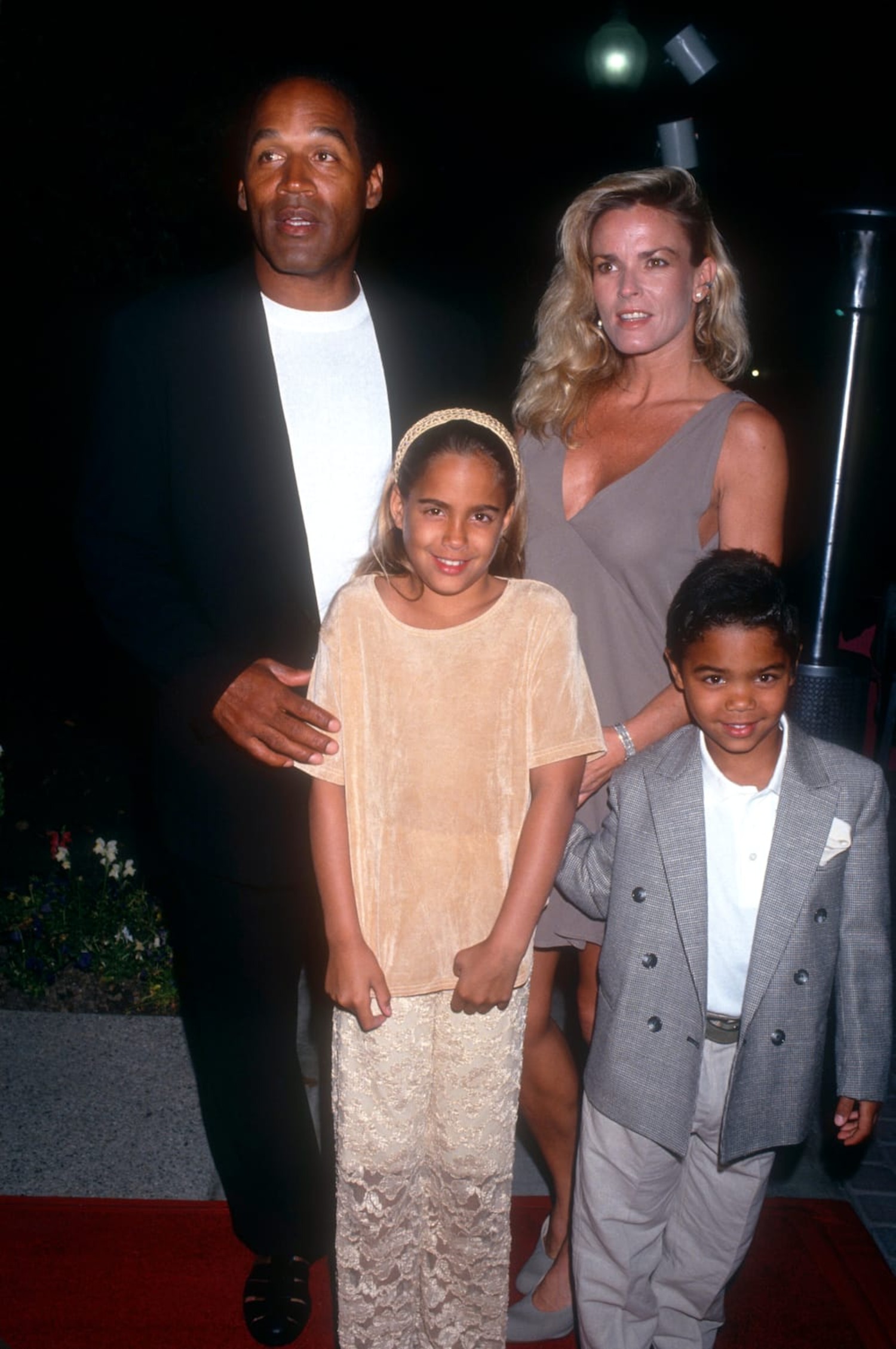 OJ Simpson and Nicole Brown with their kids, Sydney Simpson and Justine Simpson