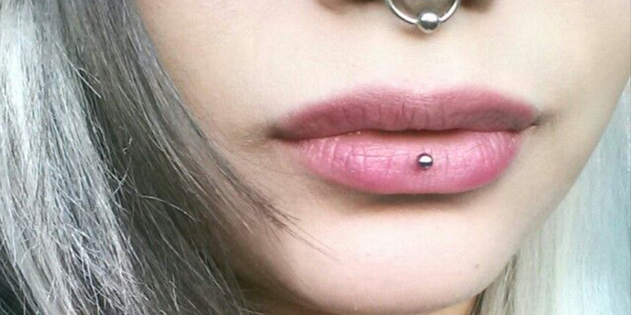 Vertical Labret Piercing - Show Off Your Piercing