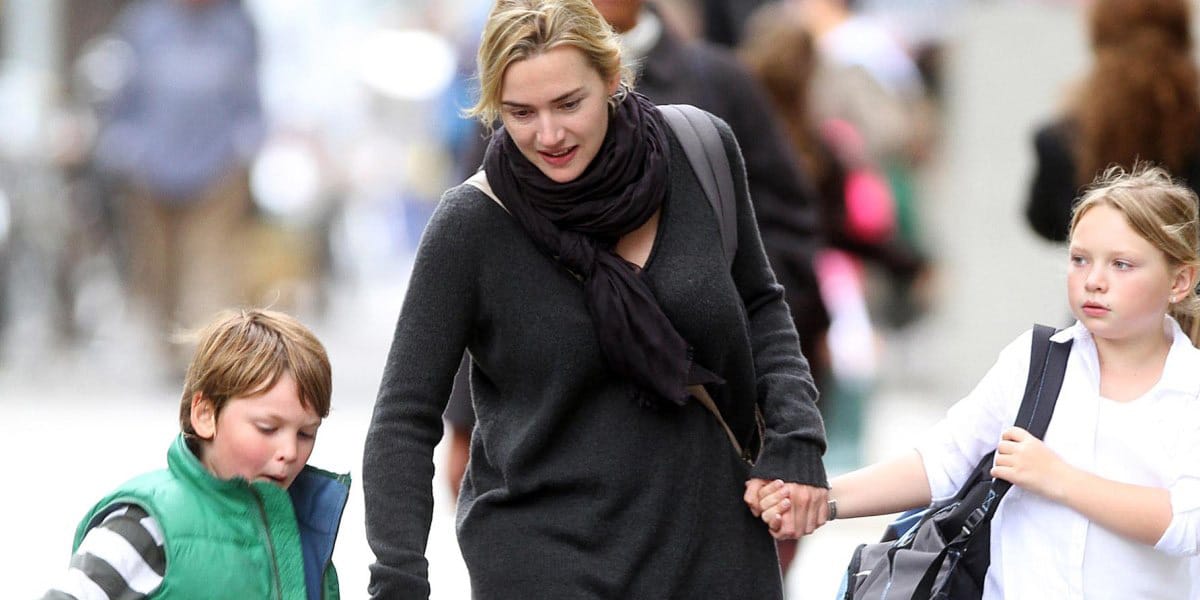 Joe Alfie Winslet Mendes with his family