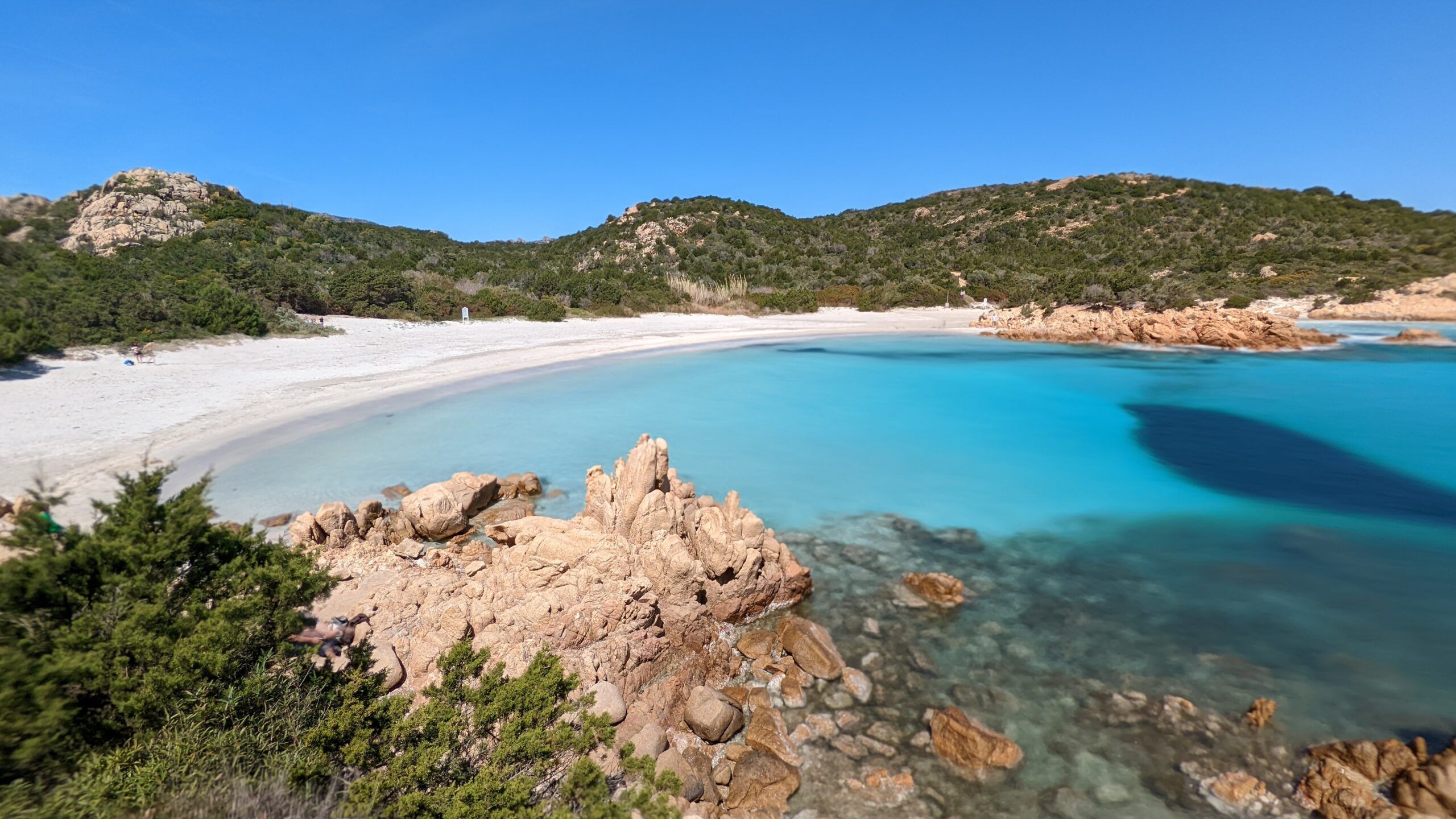 A stunning view of the beach in Sardinia