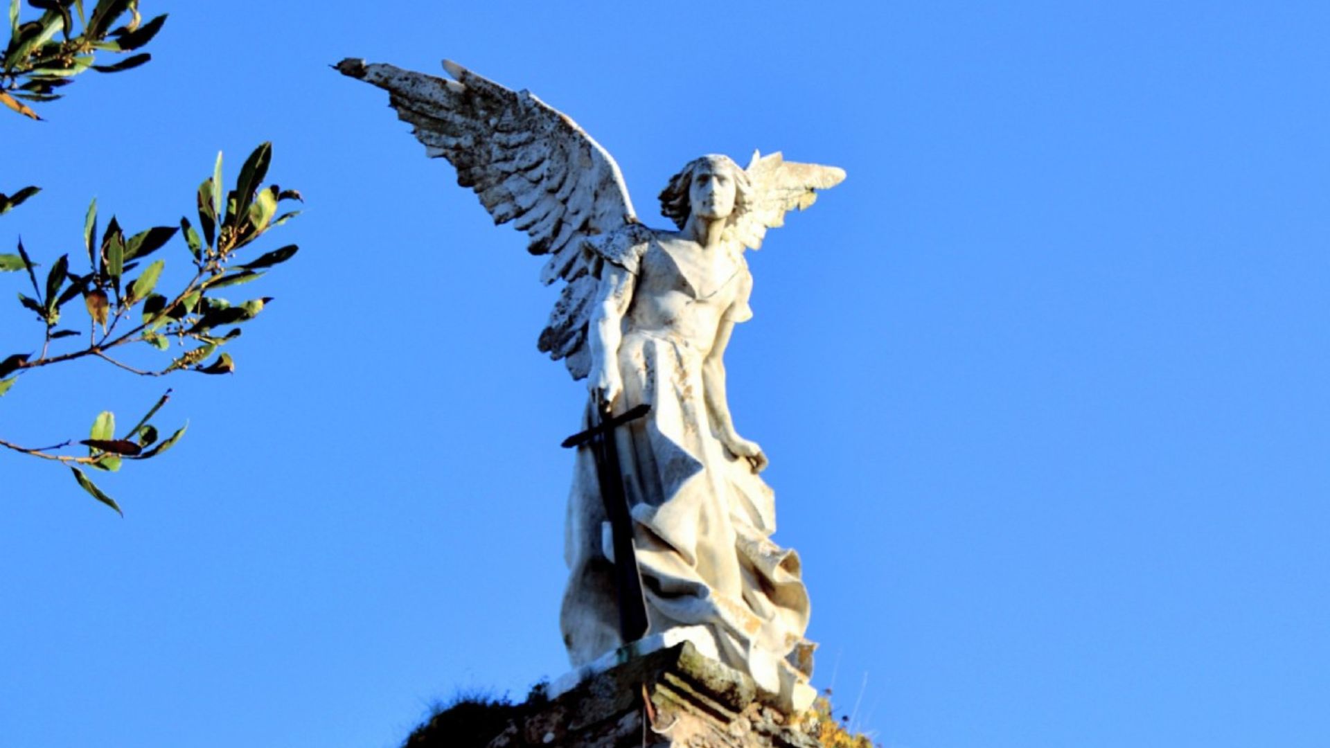 White Statue Of Angel