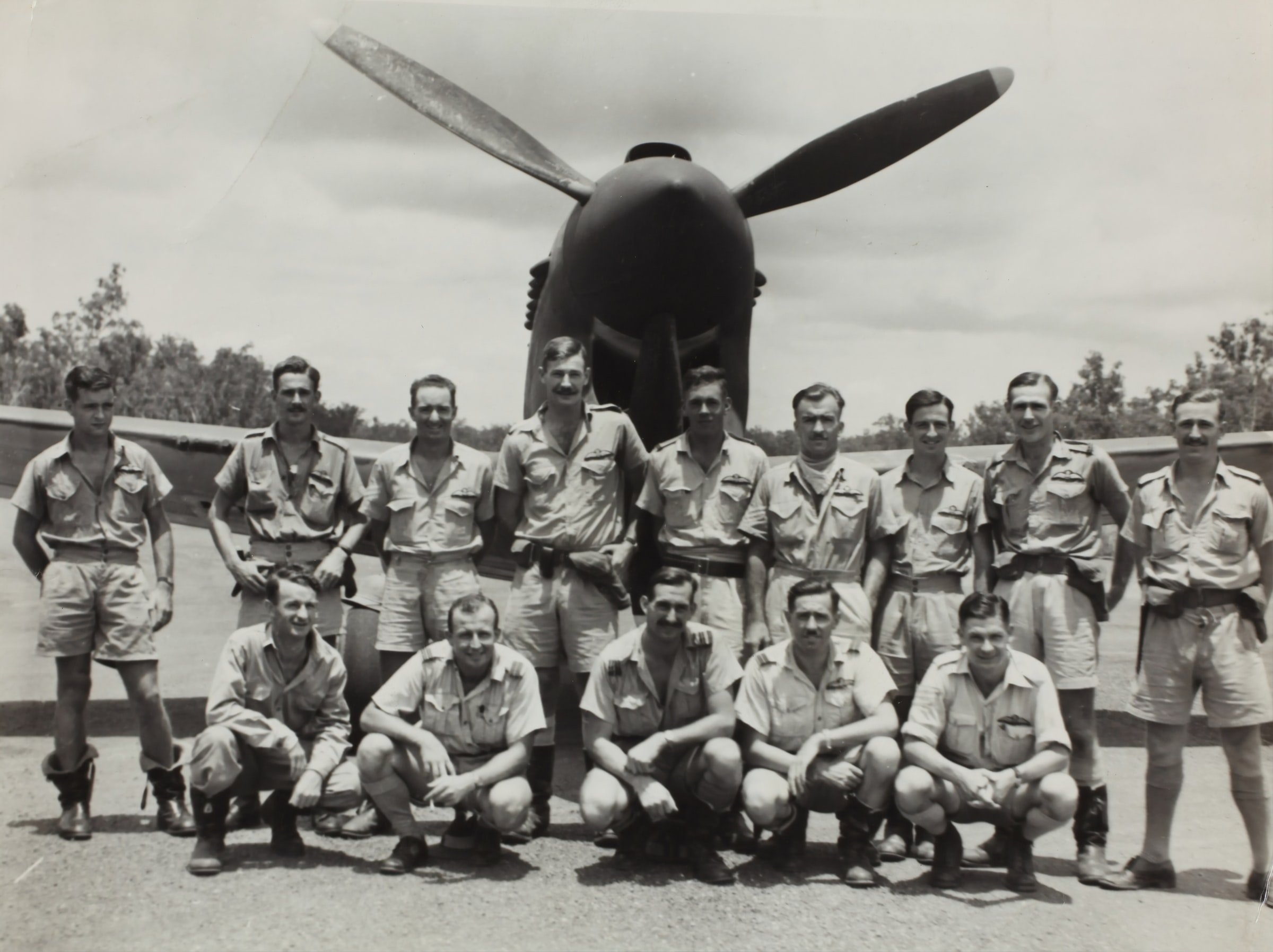 Group of pilots during the war