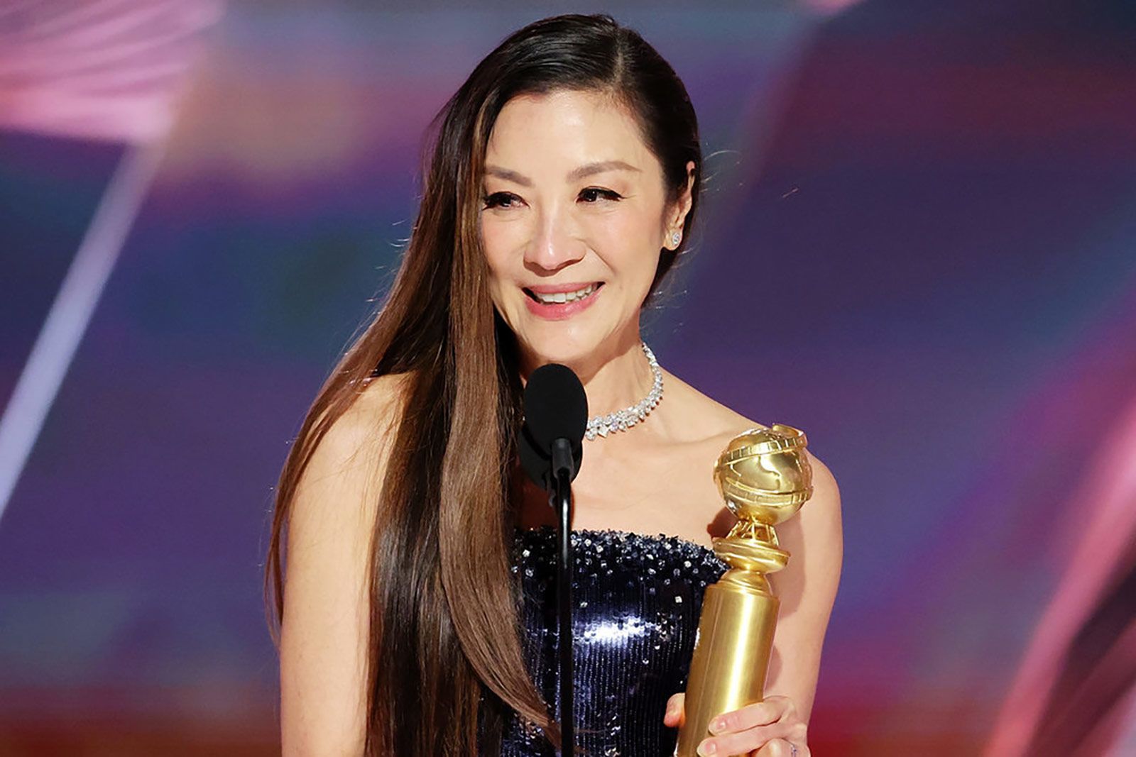 Michelle Yeoh Refused To Be Played Off Stage At The Golden Globes