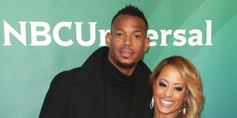 Angelica Zachary with her ex-husband Marlon Mayans at an event