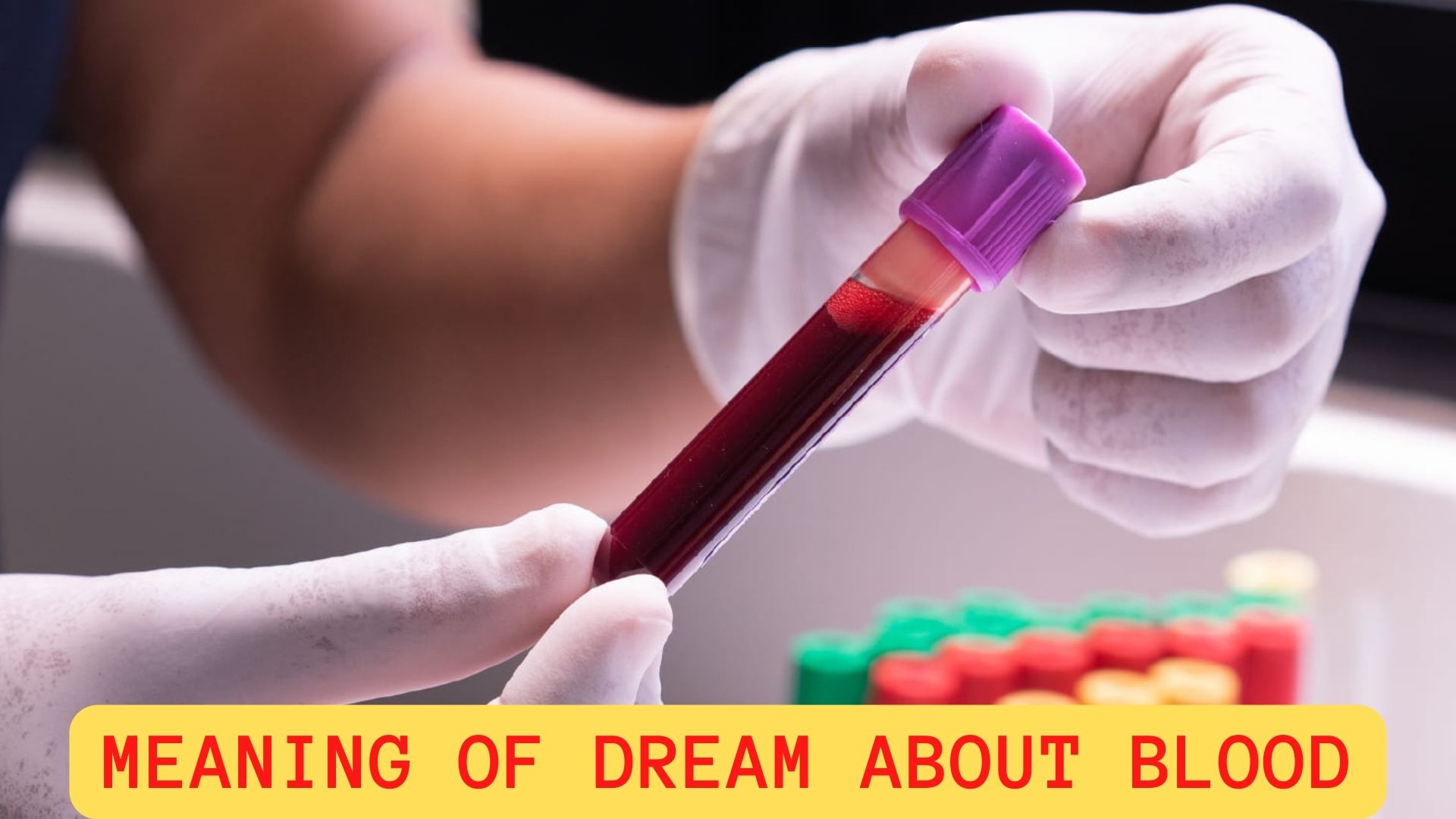 Meaning Of Dream About Blood - Represents Vitality And Life Force