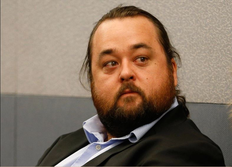 Chumlee wearing a suit and shirt during his sentencing