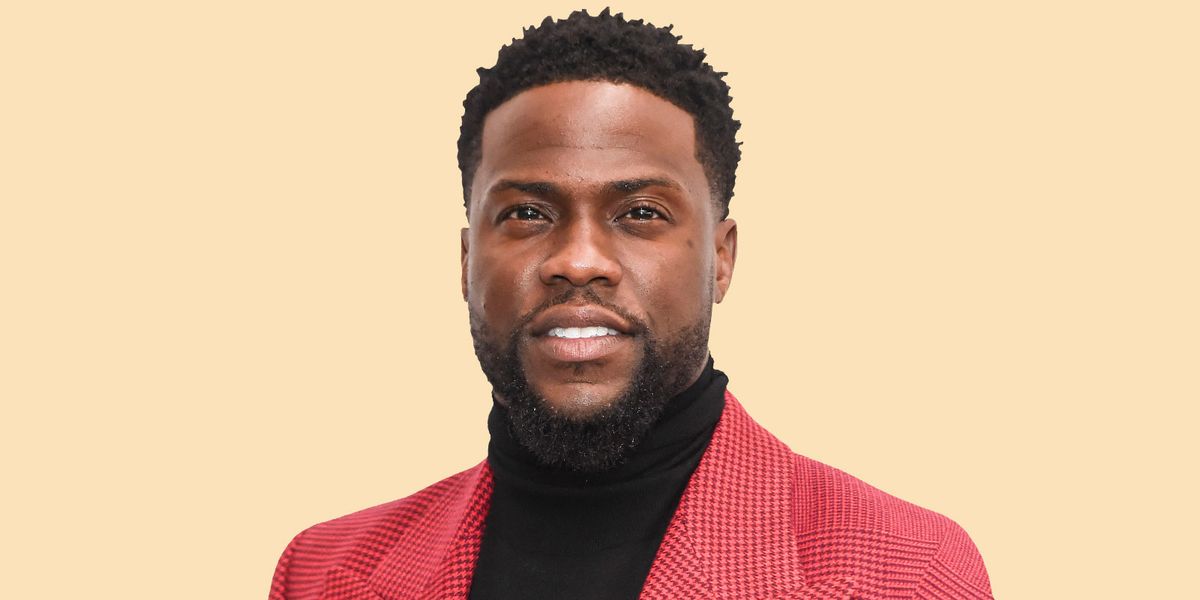 Kevin Hart wearing a pink suit