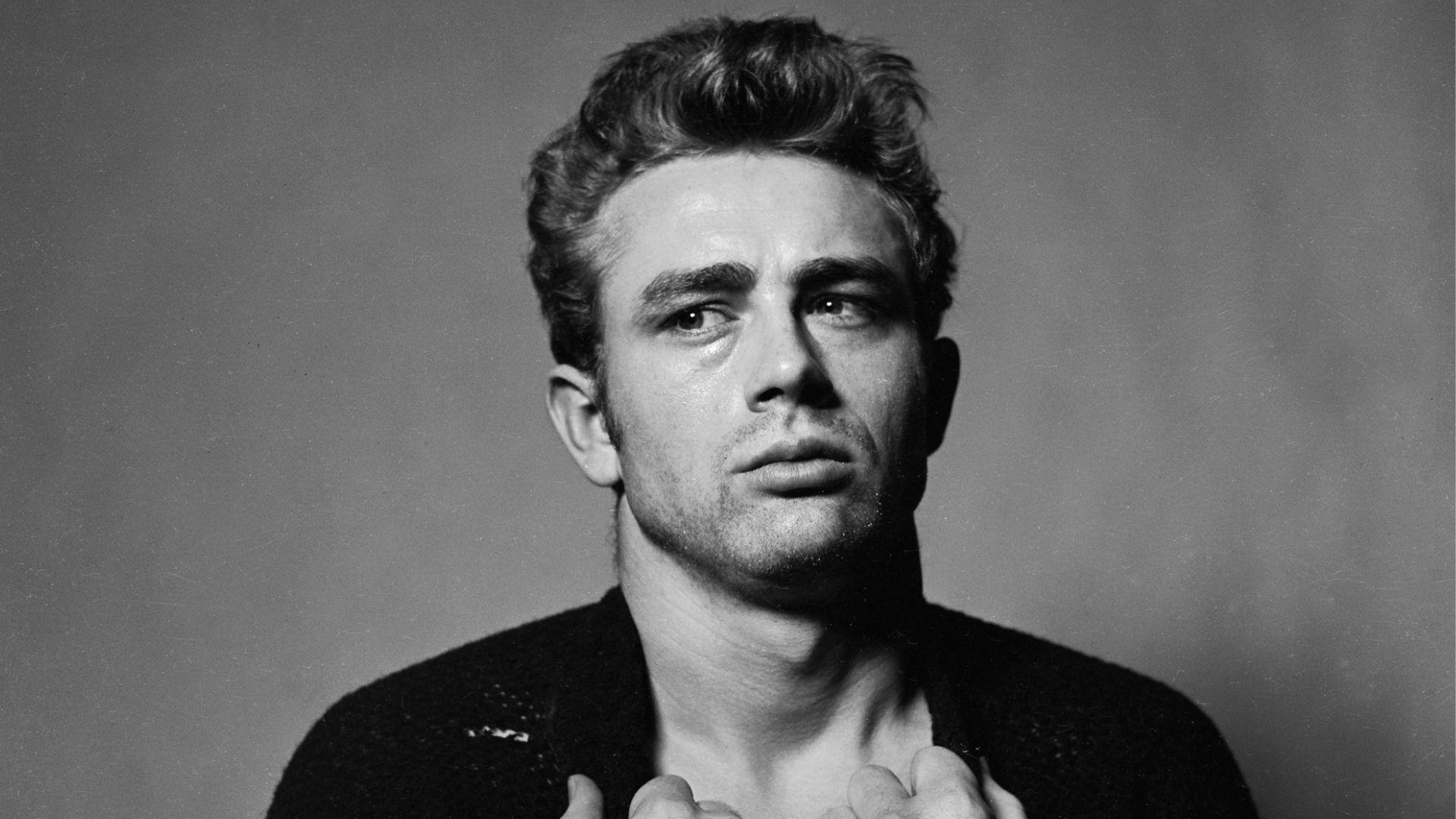 Black And White Shot Of James Dean