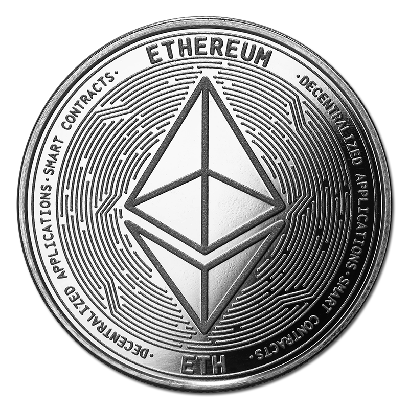The Silver Ethereum coin