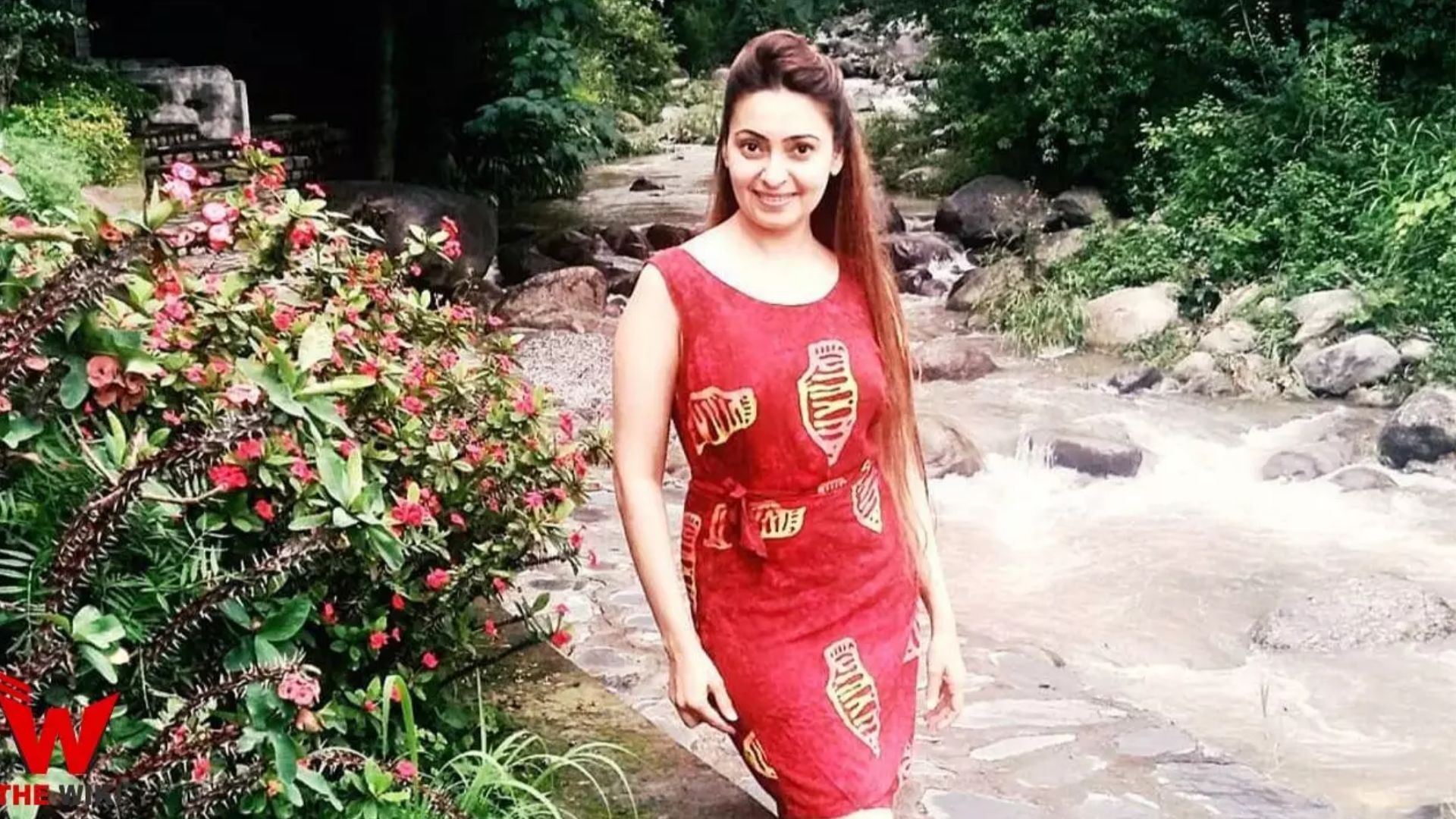 Sharmilee Raj In Red Dress