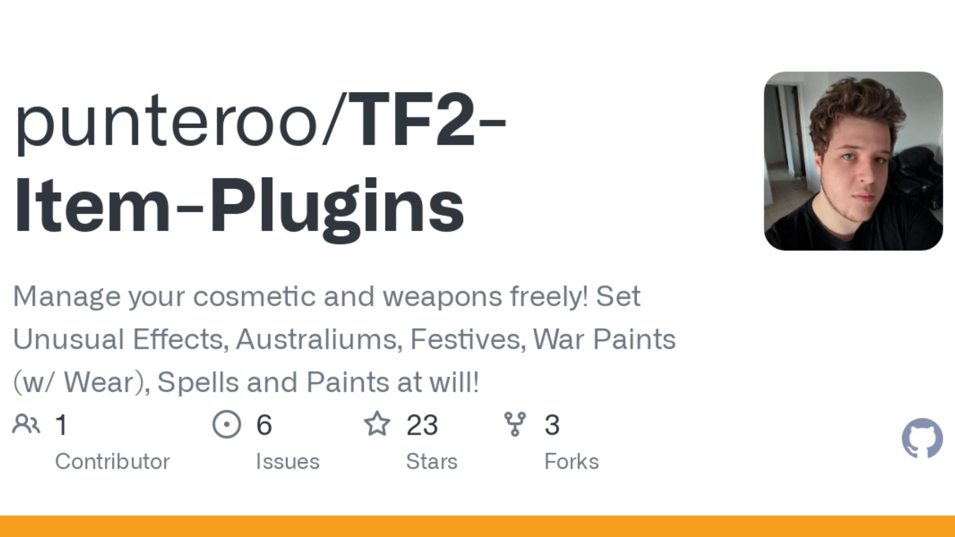 TF2 Items Plugin Github Post