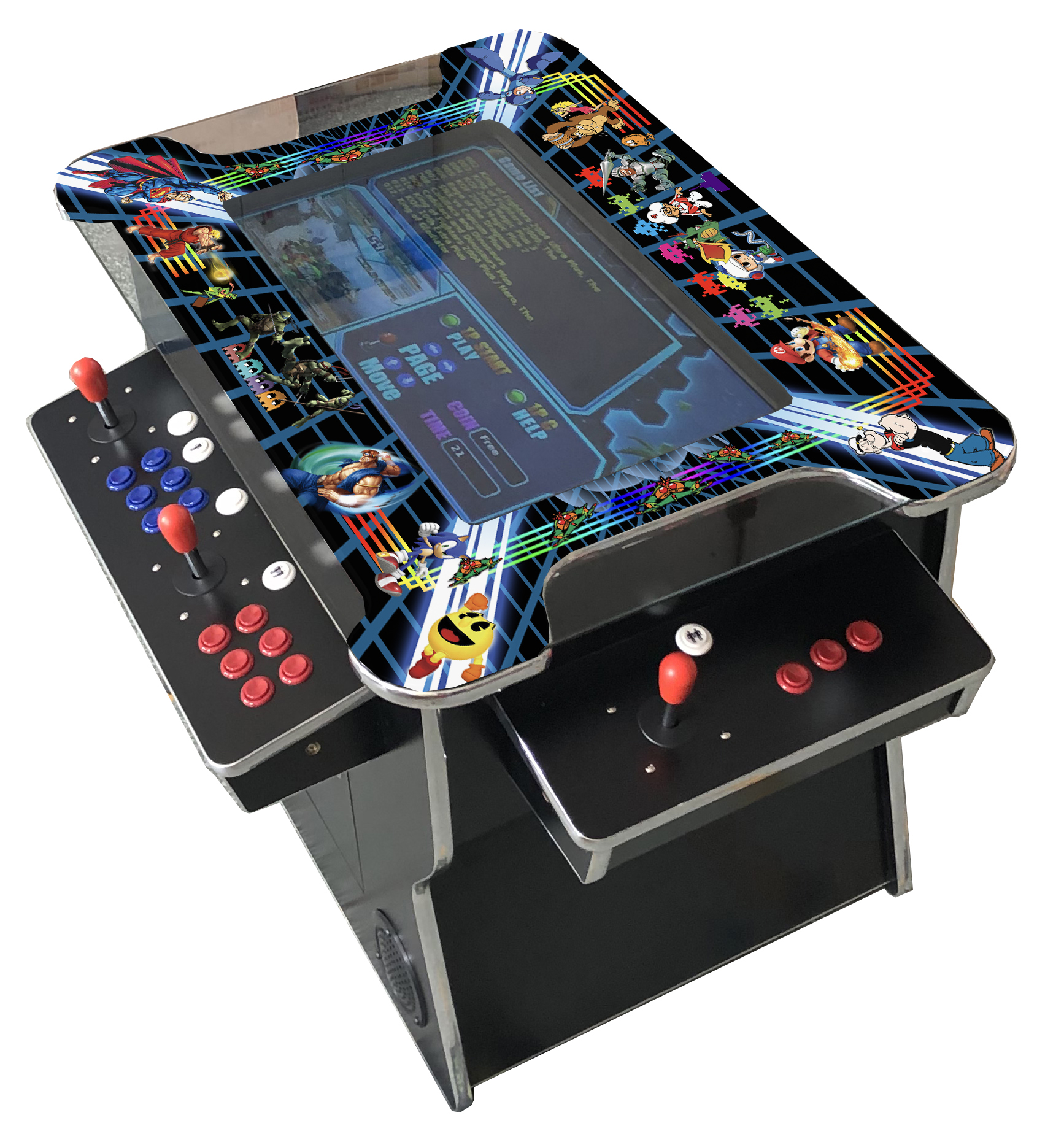 4 Player Cocktail Arcade - Game On With Friends And Family
