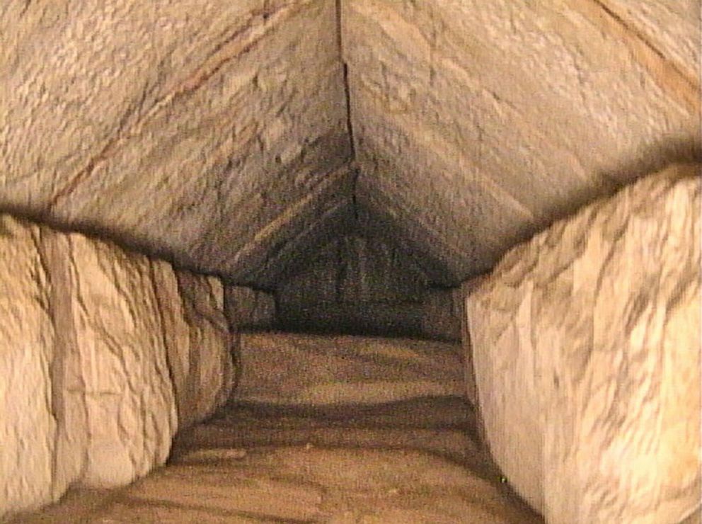 Great Pyramid Of Giza inside view