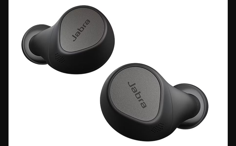 Jabra earbuds with the name on it