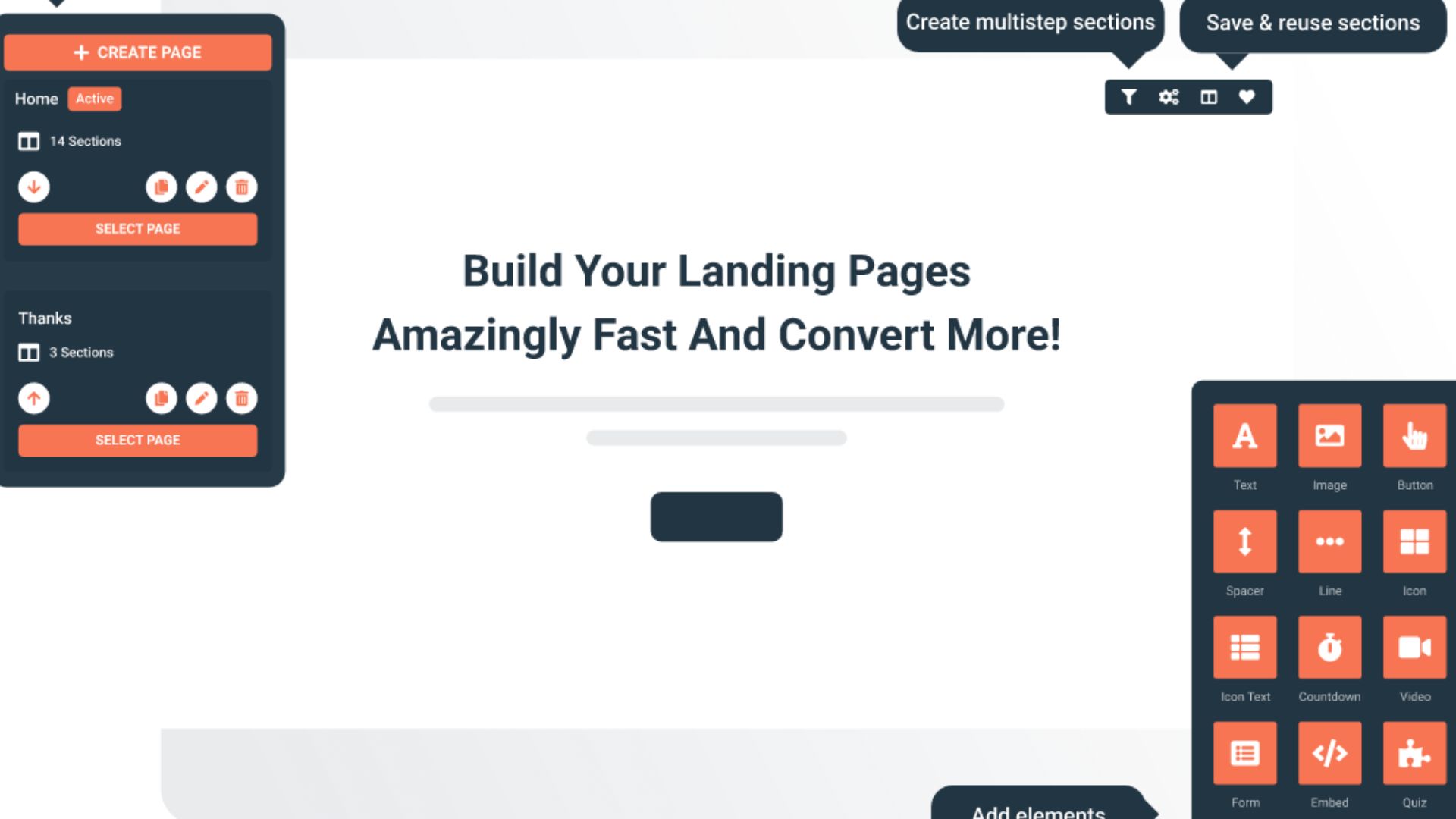 Fast Pages Landing Page