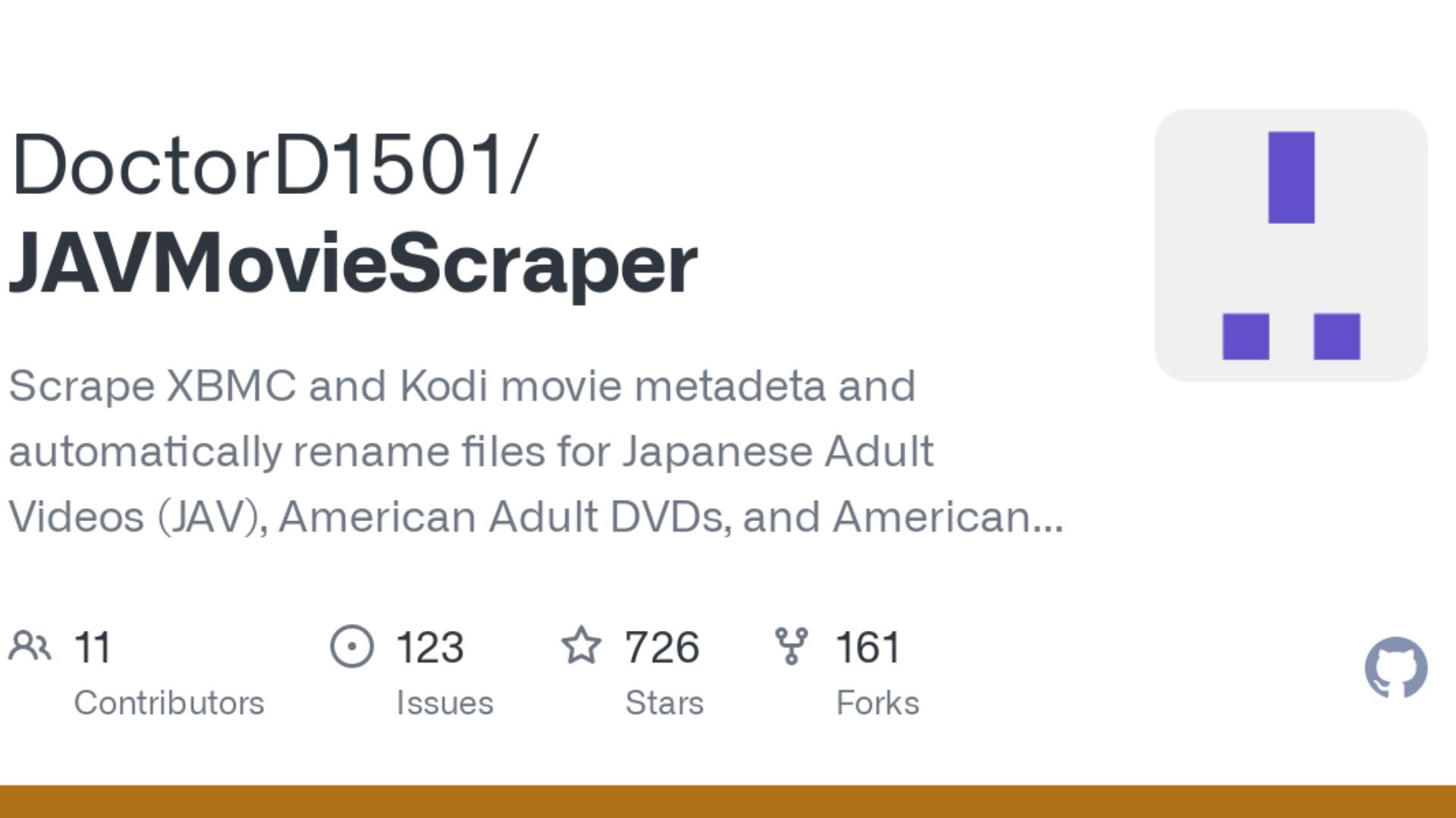 JAV Movie Scraper Github Post