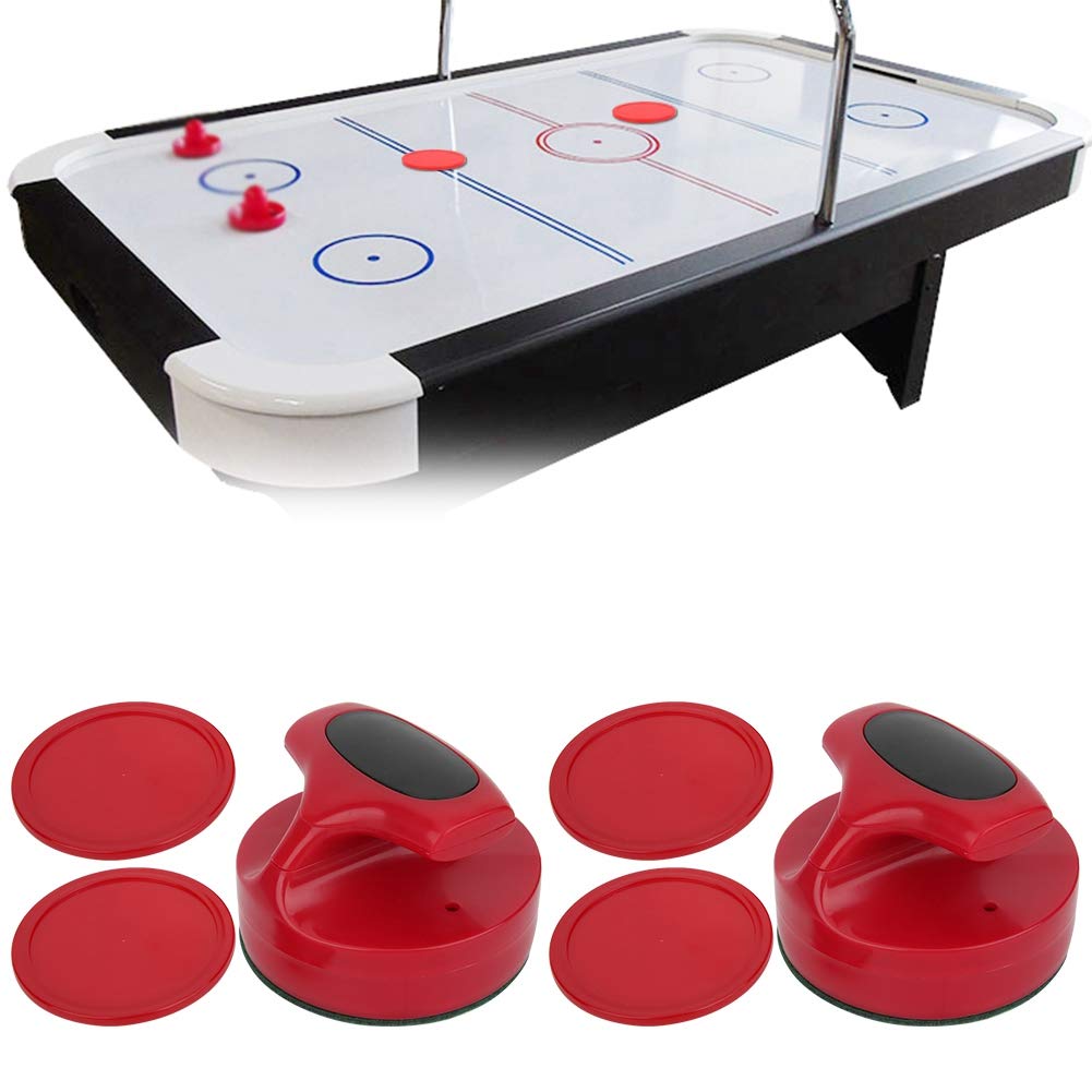 Air Hockey table, Red and black Air Hockey pucks