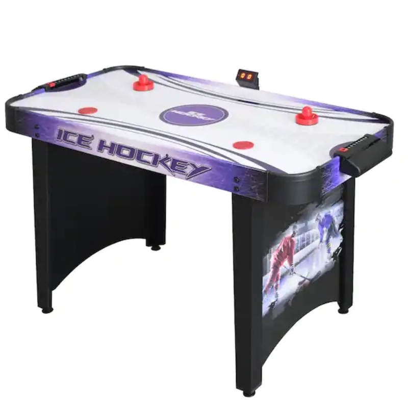 Hathaway Hat Trick 4-Foot air hockey table on a white background