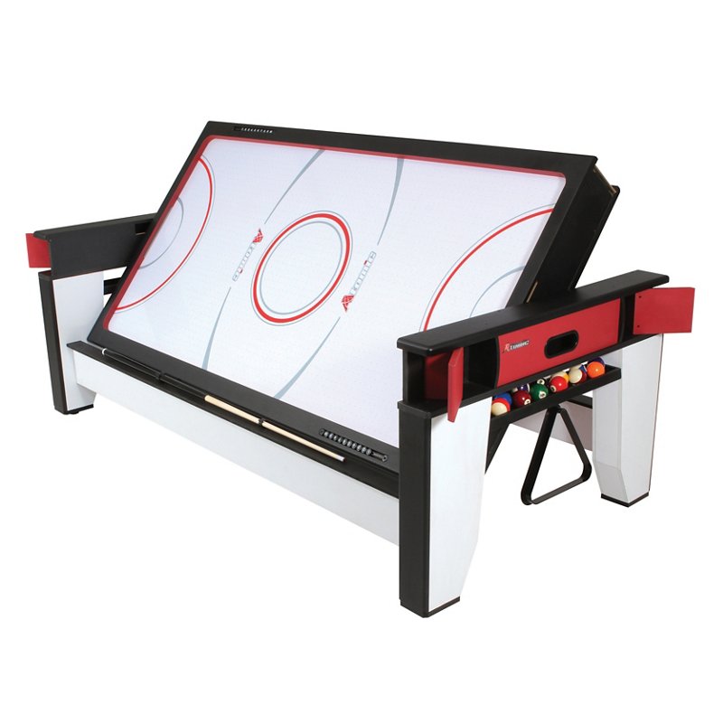 Air hockey section of Atomic 2 In 1 Flip Table 