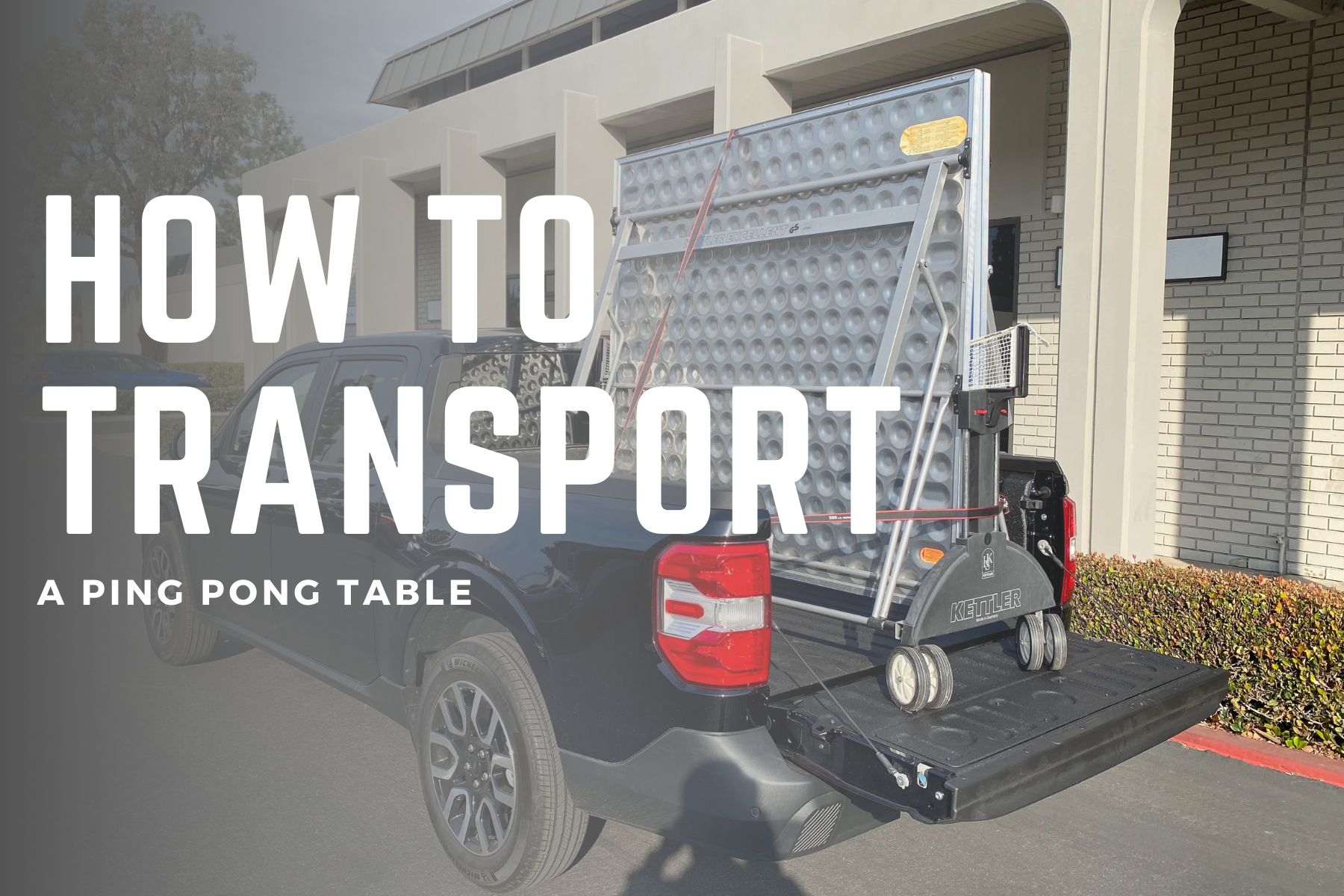 How To Transport A Ping Pong Table - Protecting The Play