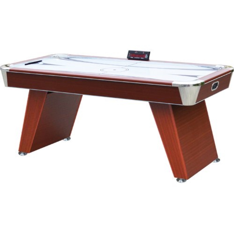 Brown and white Playcraft Derby 6-Foot Air Hockey Table