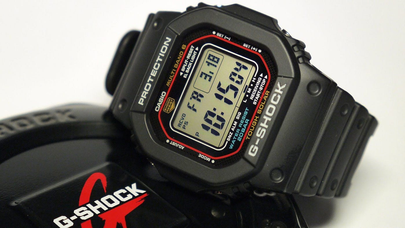 Casio G-Shock GW-M5610-1 Watch with its box