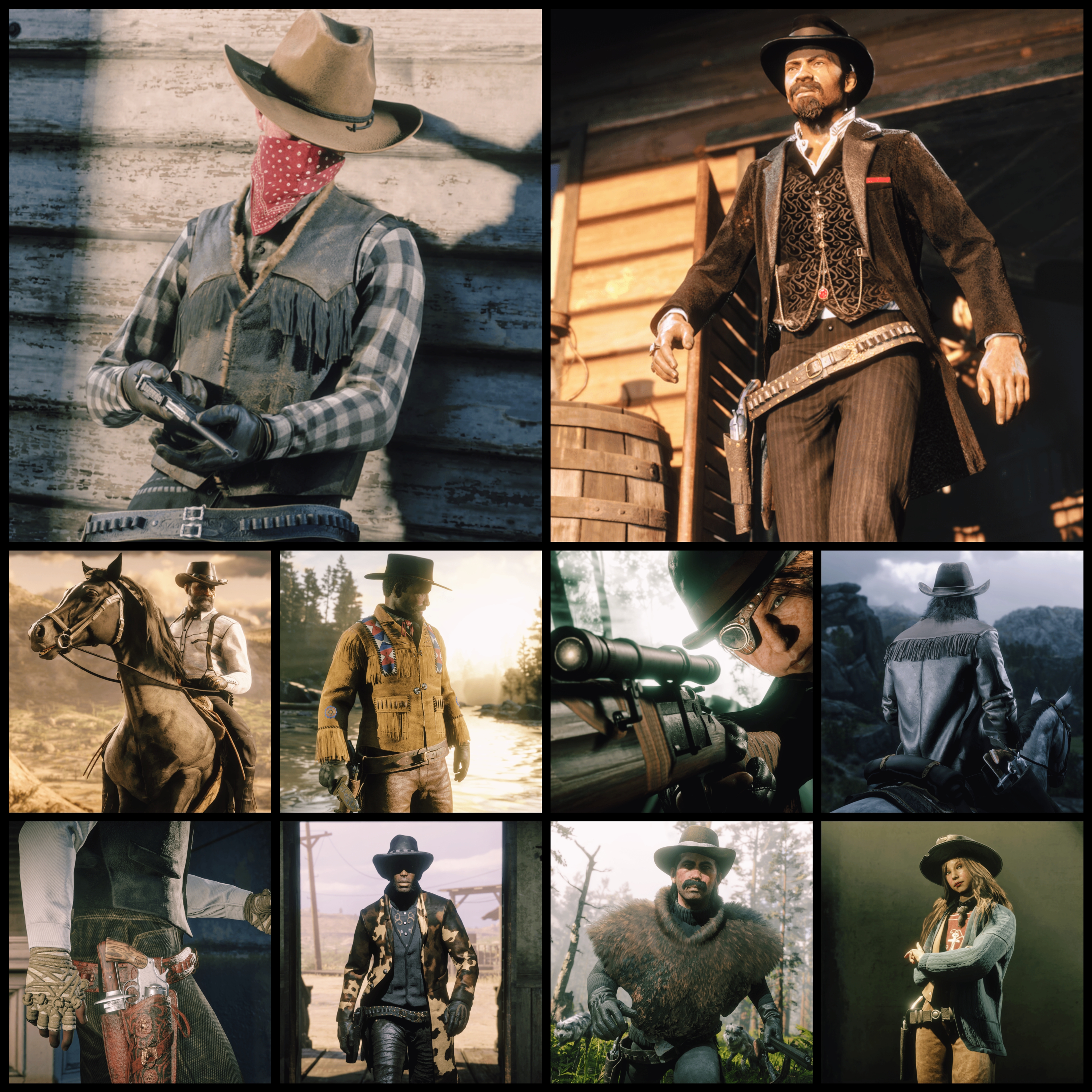 Outfit fashion of RDO characters