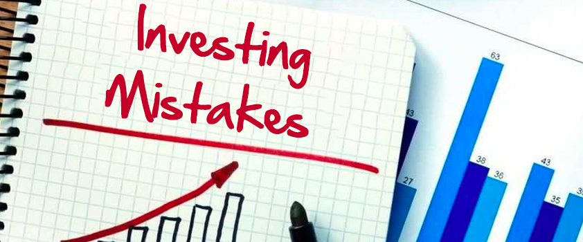 Investing Mistakes written on graph paper
