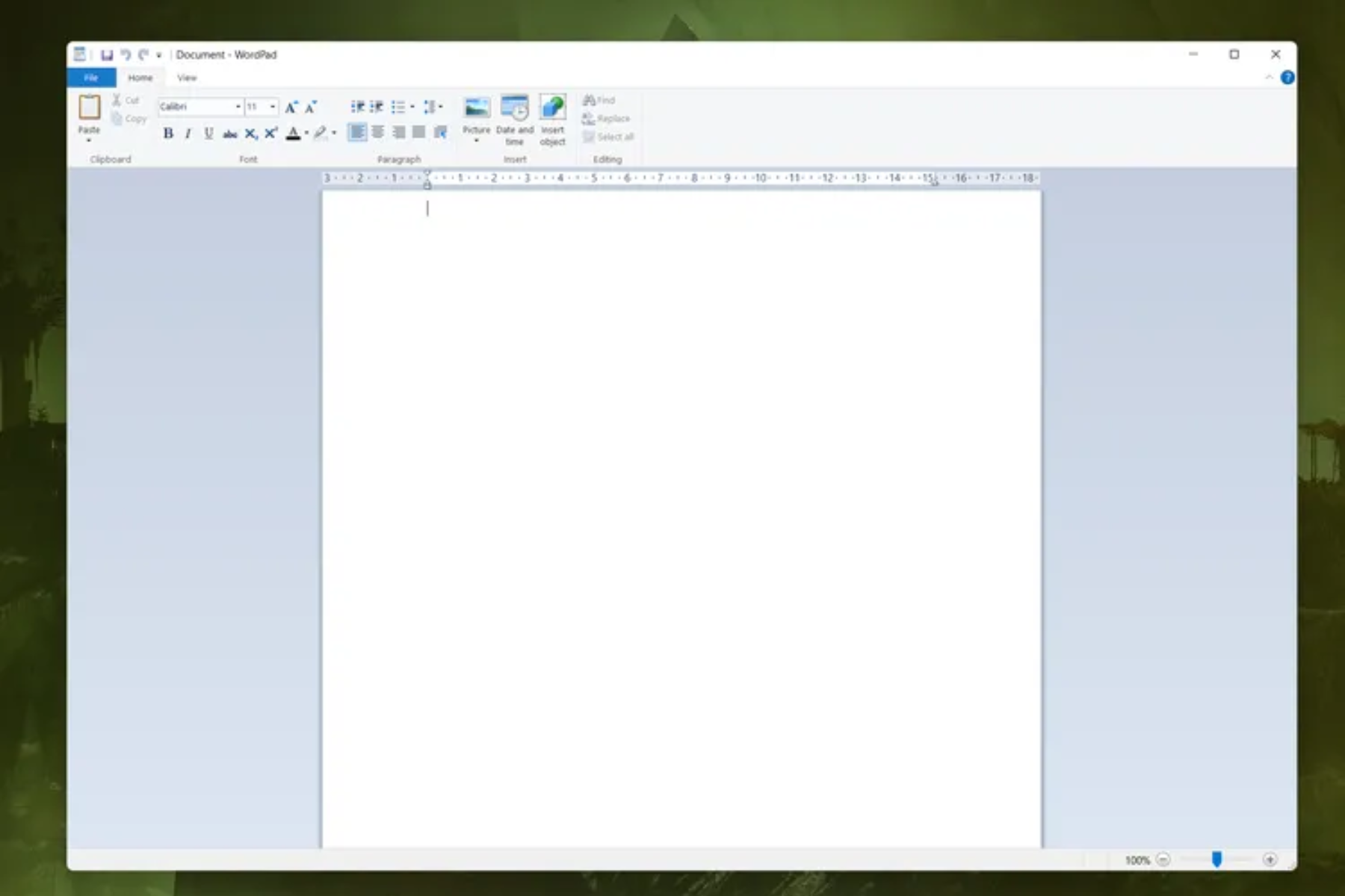 WordPad hasn’t been updated significantly since Windows 8