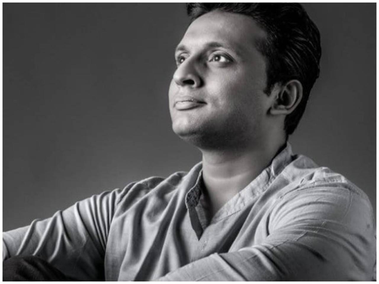 Mohammed Zeeshan Ayyub Smiling While Watching To Someone