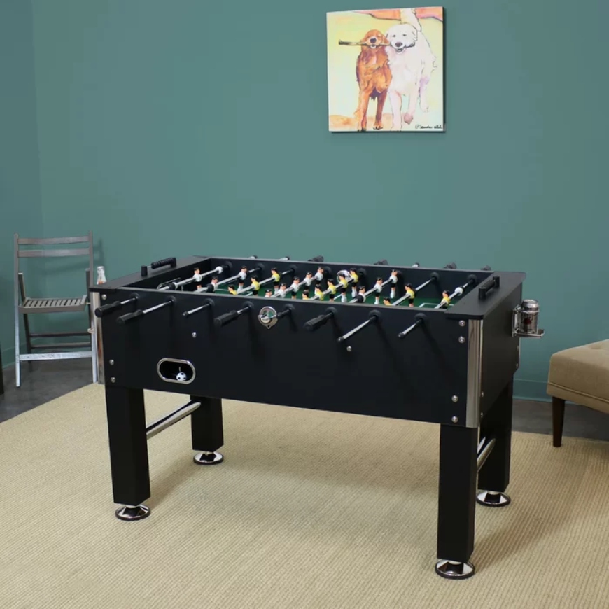 Foosball Table With Raised Corners - Elevating The Game For A Better Experience