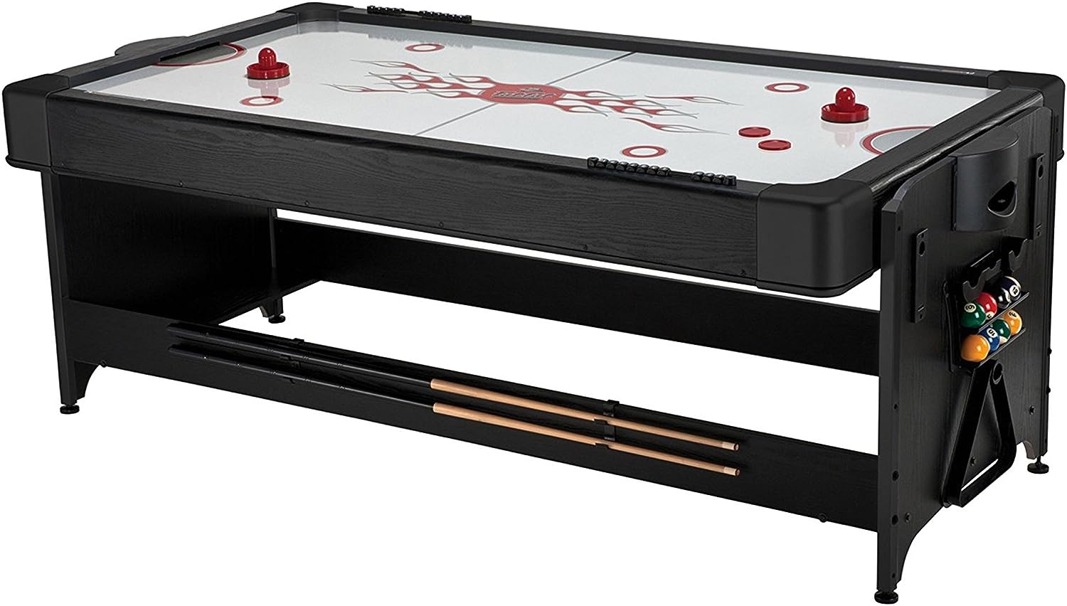Air hockey version of the Fat Cat 3 In 1 Flip Game Table 7 Foot