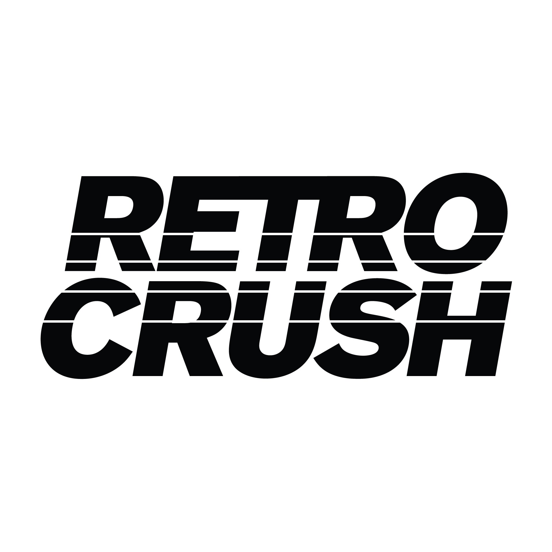 Retro crush logo
