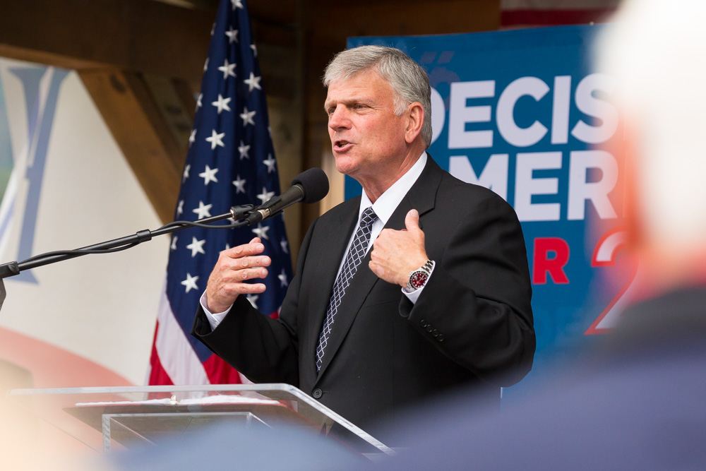 Franklin Graham at a conference