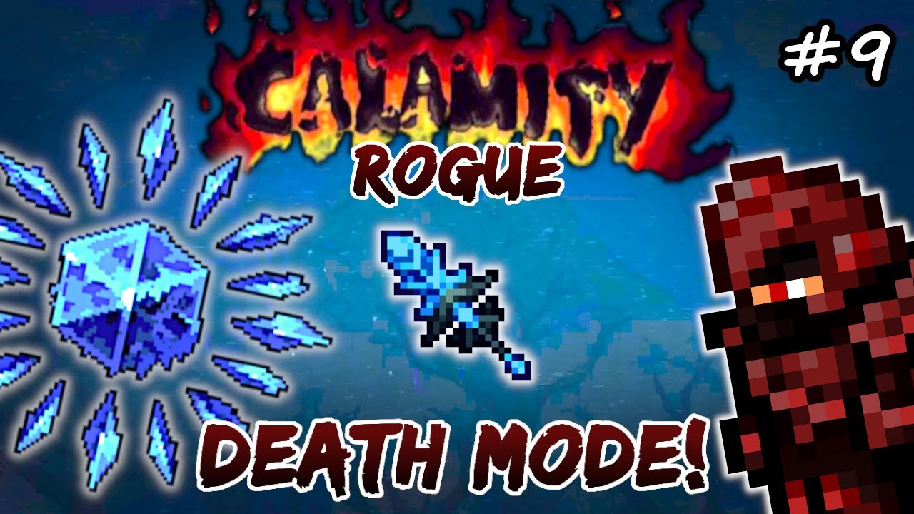 Showing death mode named clamity mode in terraria