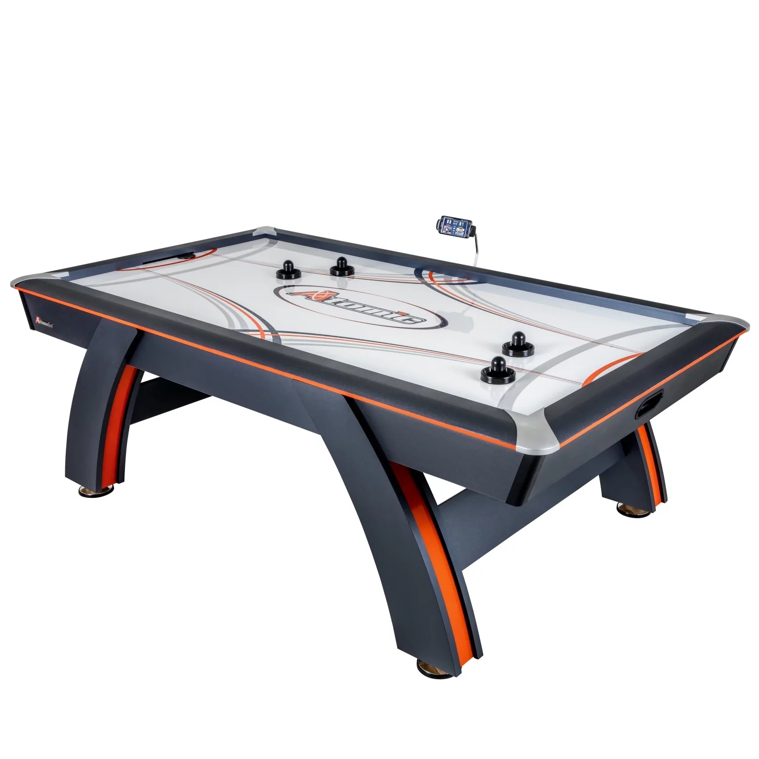 Grey and white Atomic 7.5’ Contour Air Powered Hockey Table
