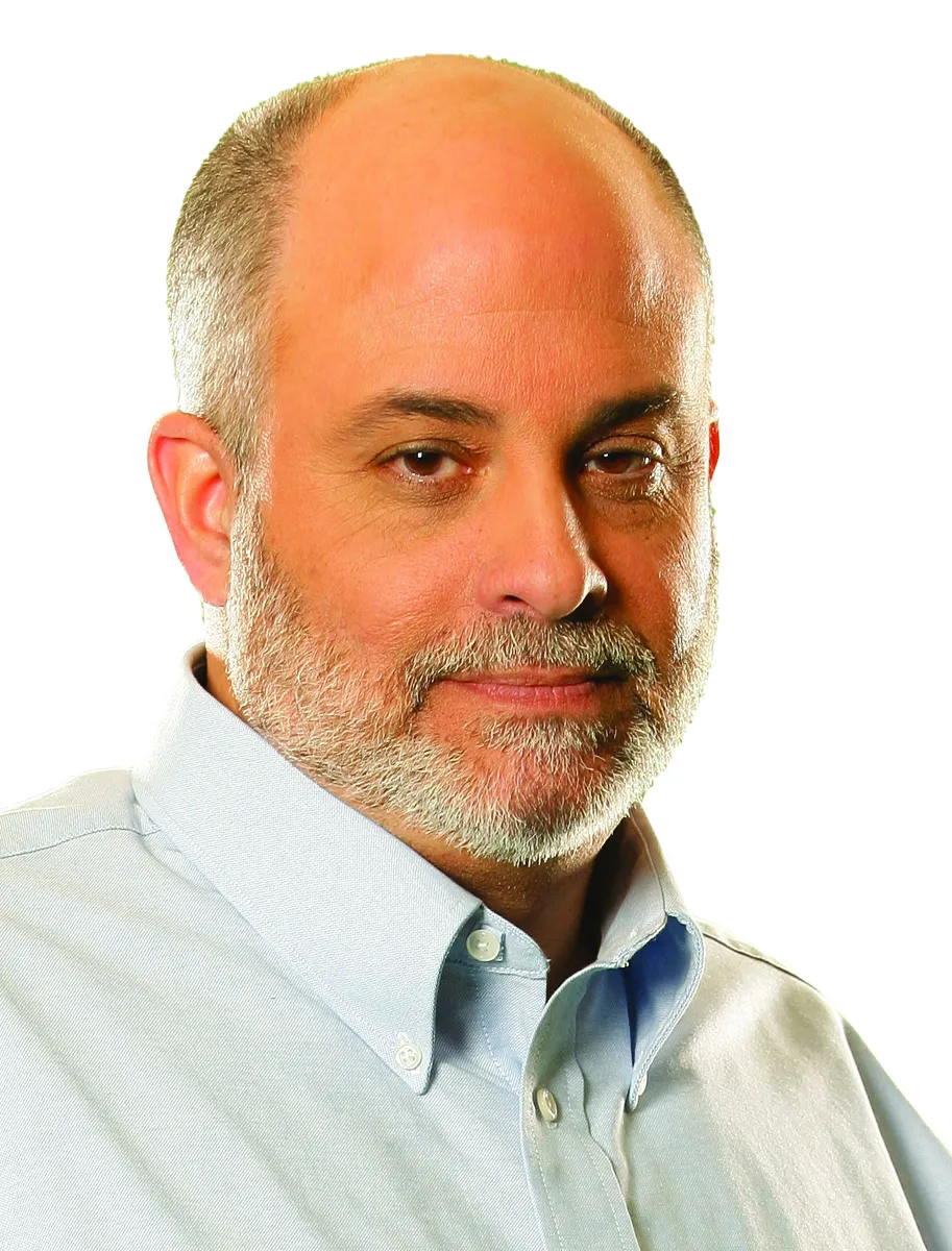 Mark Levin wearing a white shirt