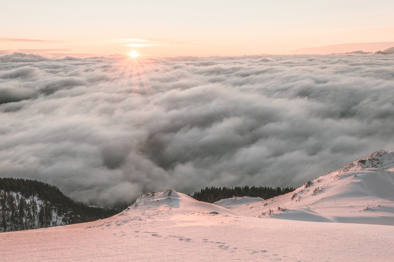 Sea of Clouds Beside Mountain