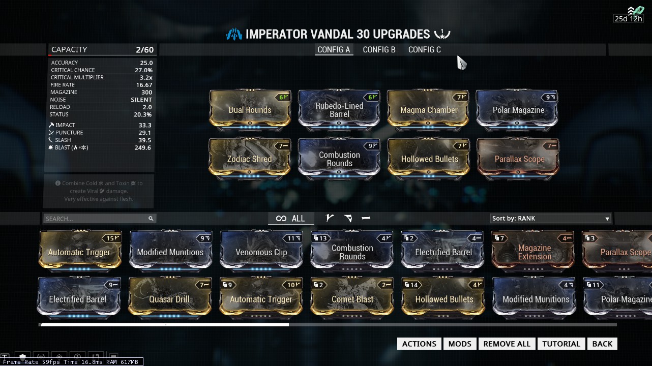 Configuring imperator vandal build 30 upgrades