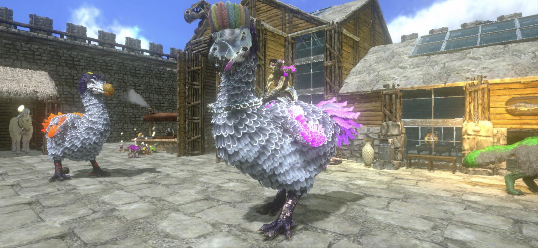 Two dodo feathers in game interface