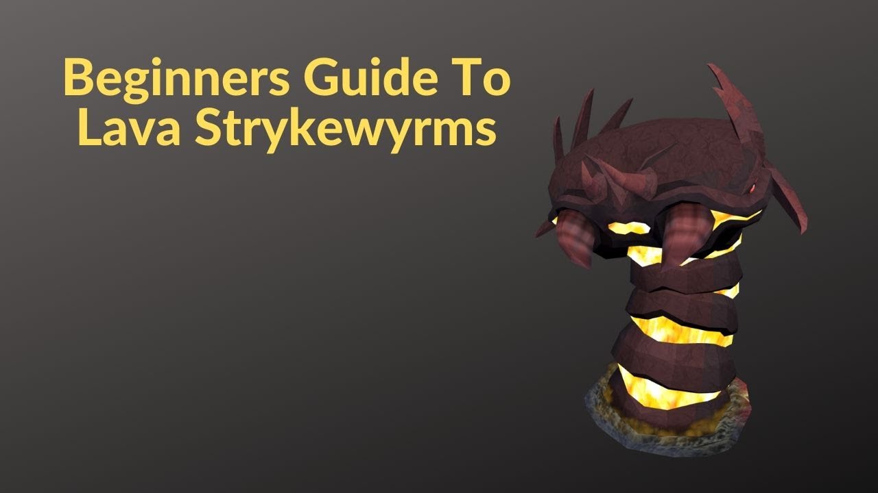 Beginners guide to lava strykewyrms written, lava strykewyrms symbol on the other side
