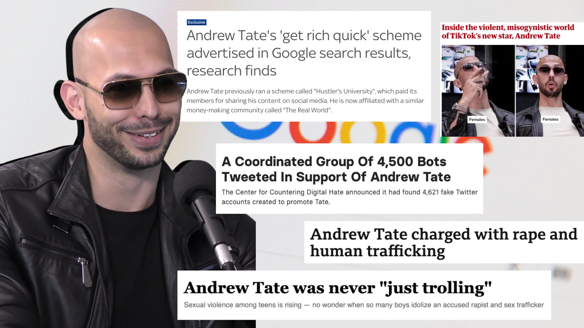 Andrew Tate countering digital hate