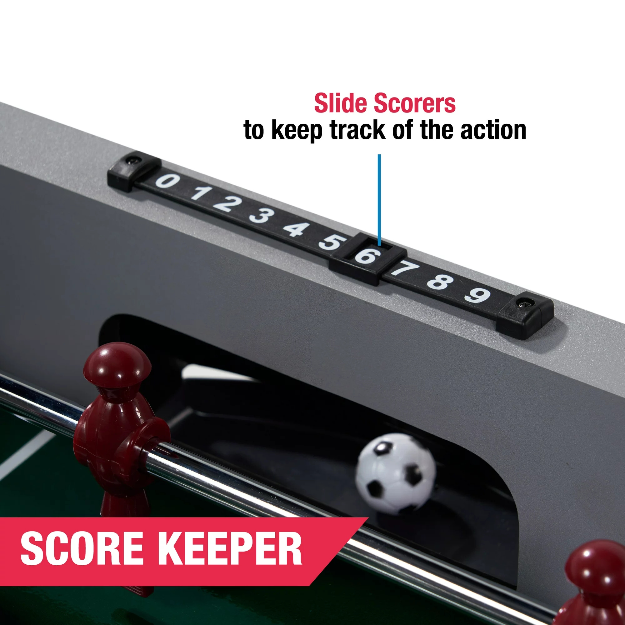 Scoring system of the MD Sports 48 Foosball Table